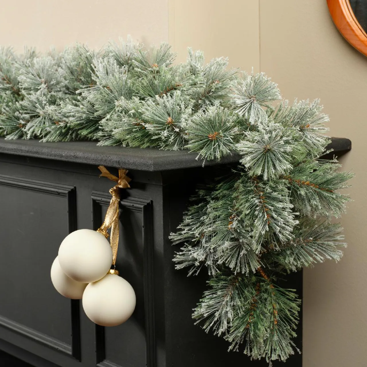 KAEMINGK Guirlande de sapin (270 - D25 cm) Bromley Vert enneigé Sapin enneigé Online
