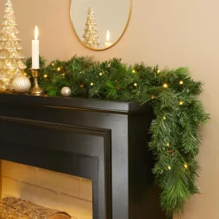 EMINZA Guirlande de sapin lumineuse (300 cm - D25) Edmonton Vert et blanc chaud Sapin vert lumineux Online
