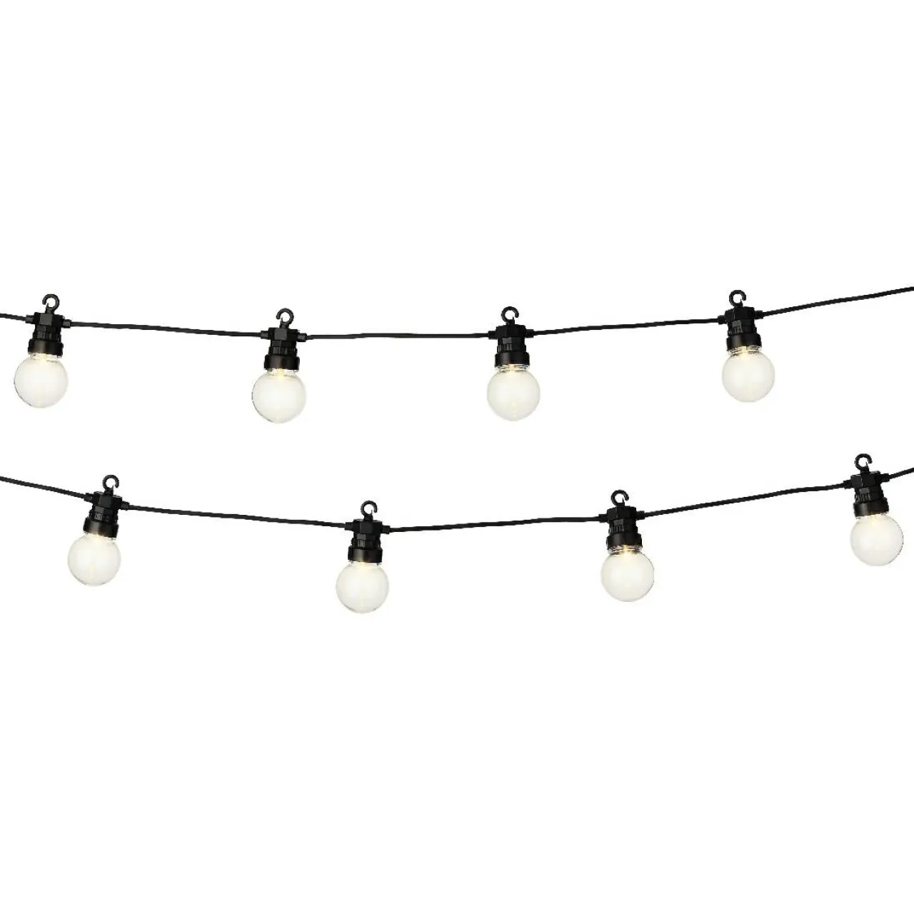 #N/A Guirlande lumineuse connectable jardin 9,5 m 20 LED Guinguette Garden Blanc chaud Outlet