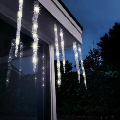 KAEMINGK Guirlande lumineuse connectable 3,60 m 60 LED Glaçons effet Flash Blanc chaud Online