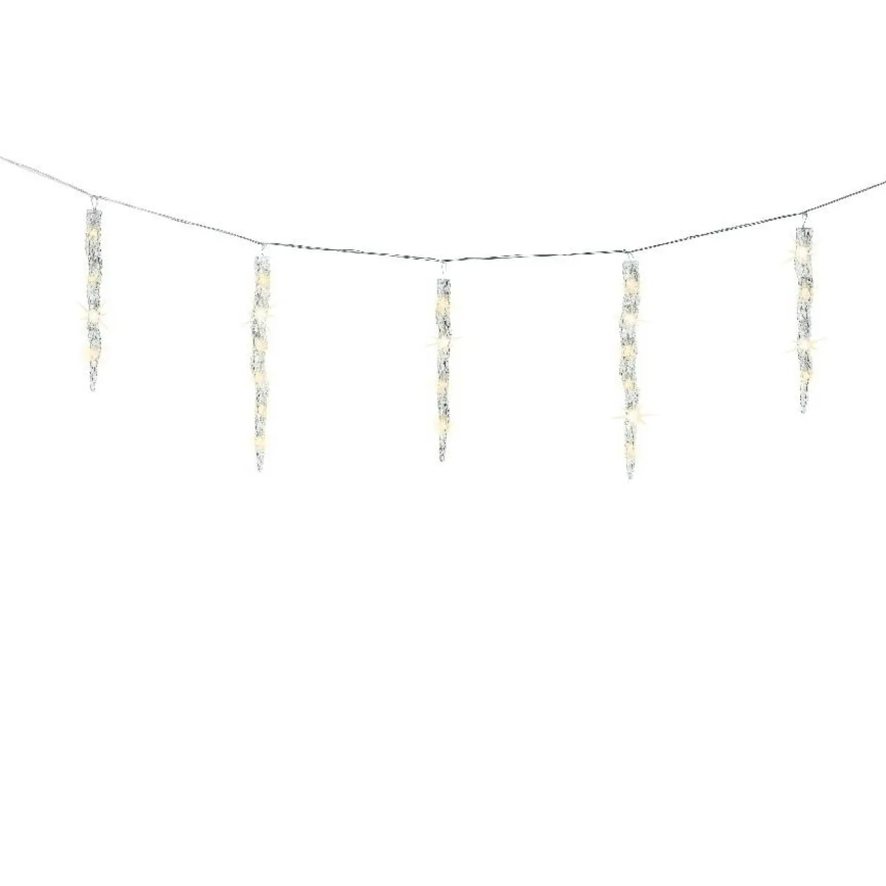 KAEMINGK Guirlande lumineuse connectable 3,60 m 60 LED Glaçons effet Flash Blanc chaud Online