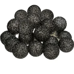 ATMOSPHERA Guirlande lumineuse déco 20 boules 4,36 m Bobina Noir New