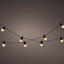 KAEMINGK Guirlande lumineuse de jardin solaire 10 LED (4,5 m) Guinguette estivale Blanc chaud Best