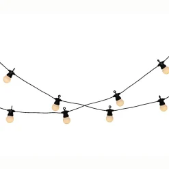 KAEMINGK Guirlande lumineuse de jardin solaire 10 LED (4,5 m) Guinguette estivale Blanc chaud Best