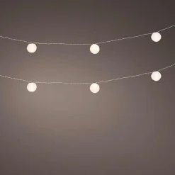 KAEMINGK Guirlande lumineuse extérieure à piles 20 LED (9,5 m) Lanternes chinoises Blanc Best