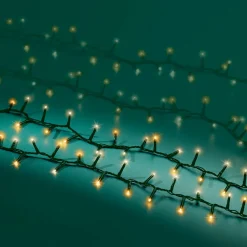 KAEMINGK Guirlande lumineuse 45 m 2000 LED câble vert Luxe Blanc chaud et chaud doré Bicolore Blanc chaud / Chaud doré - câble vert
