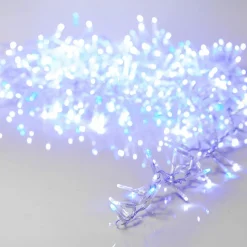 KAEMINGK Guirlande lumineuse 22,5 m 1000 LED câble transparent Luxe Bicolore Blanc et bleu Bicolore Bleu / Blanc froid - câble transparent Online