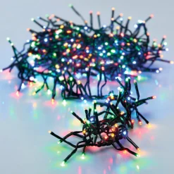 KOOPMAN Guirlande lumineuse 8,40 m 1152 LED câble noir Boa Multicouleur Multicolore - câble noir Best