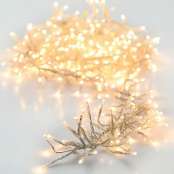 KOOPMAN Guirlande lumineuse 5,60 m 768 LED câble transparent Boa Blanc chaud Blanc Chaud - câble transparent Best