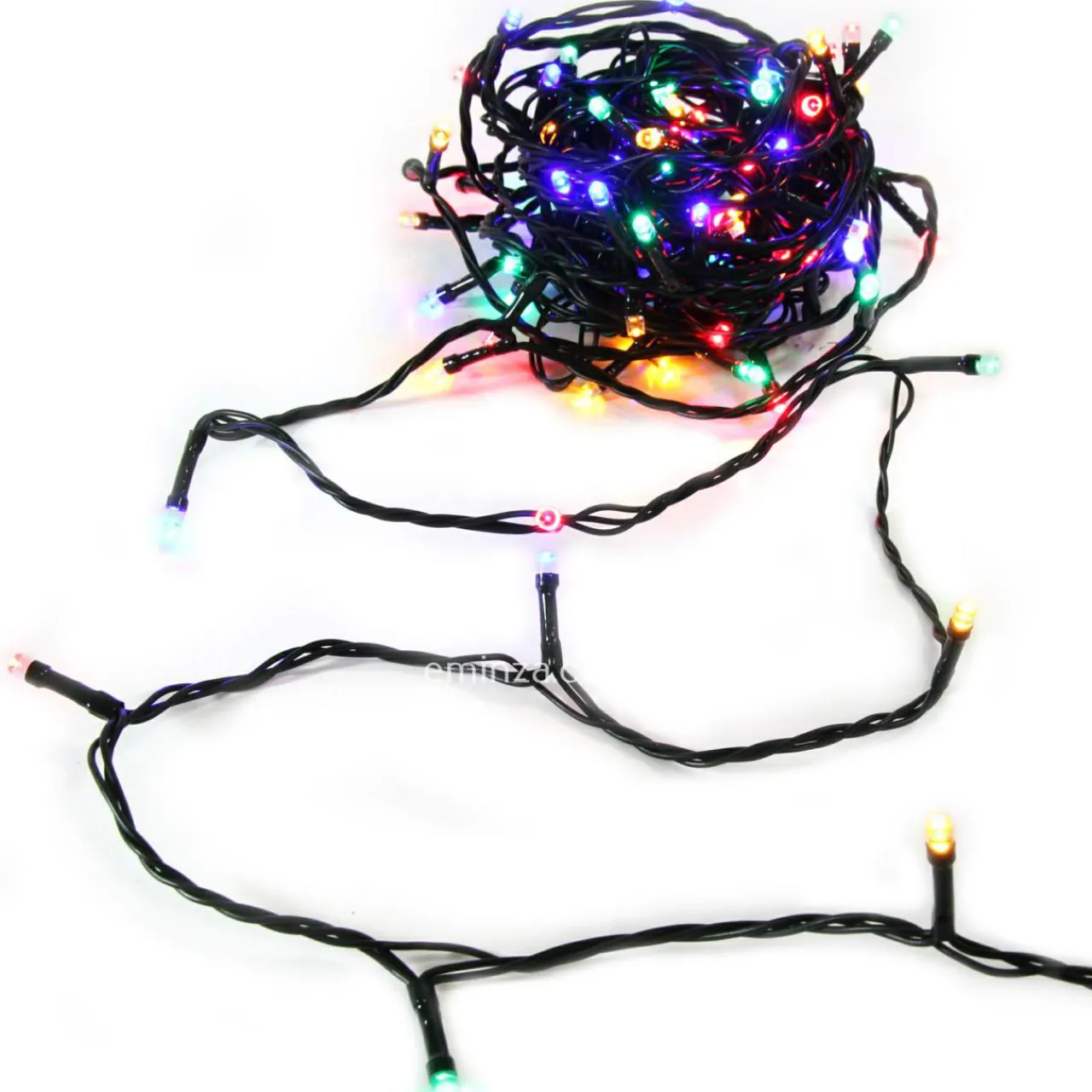 Feeric Lights & Christmas Guirlande lumineuse 10 m 100 LED câble vert Timer Multicolore Multicolore - câble vert Hot