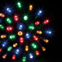 Feeric Lights & Christmas Guirlande lumineuse 10 m 100 LED câble vert Timer Multicolore Multicolore - câble vert Hot