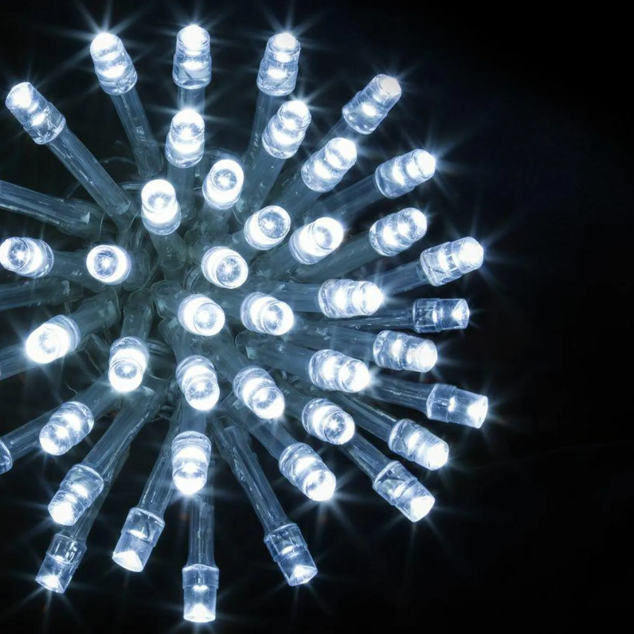 Feeric Lights & Christmas Guirlande lumineuse 10 m 100 LED câble transparent Timer Blanc froid Blanc Froid - câble transparent Online