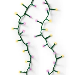 KAEMINGK Guirlande lumineuse 11 m 500 LED câble vert Luxe Bicolore Rose et blanc Bicolore Blanc / Rose - câble vert Clearance