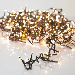 KAEMINGK Guirlande lumineuse 11 m 500 LED câble vert Luxe Blanc chaud et chaud doré Bicolore Blanc chaud / Chaud doré - câble vert Clearance