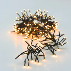 KOOPMAN Guirlande lumineuse 5,50 m 768 LED câble noir Boa Blanc extra chaud Blanc très chaud - câble noir Discount