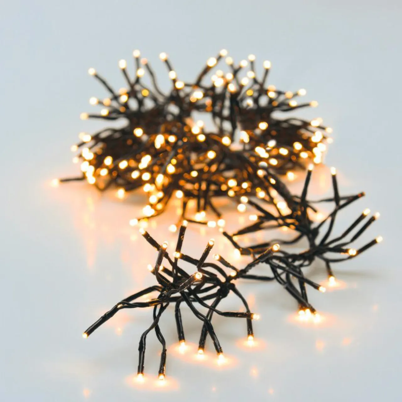KOOPMAN Guirlande lumineuse 5,50 m 768 LED câble noir Boa Blanc extra chaud Blanc très chaud - câble noir Discount