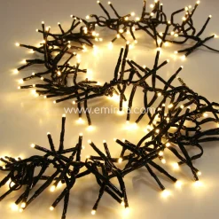 KOOPMAN Guirlande lumineuse 5,60 m 768 LED câble noir Boa Blanc chaud Blanc Chaud - câble noir Online