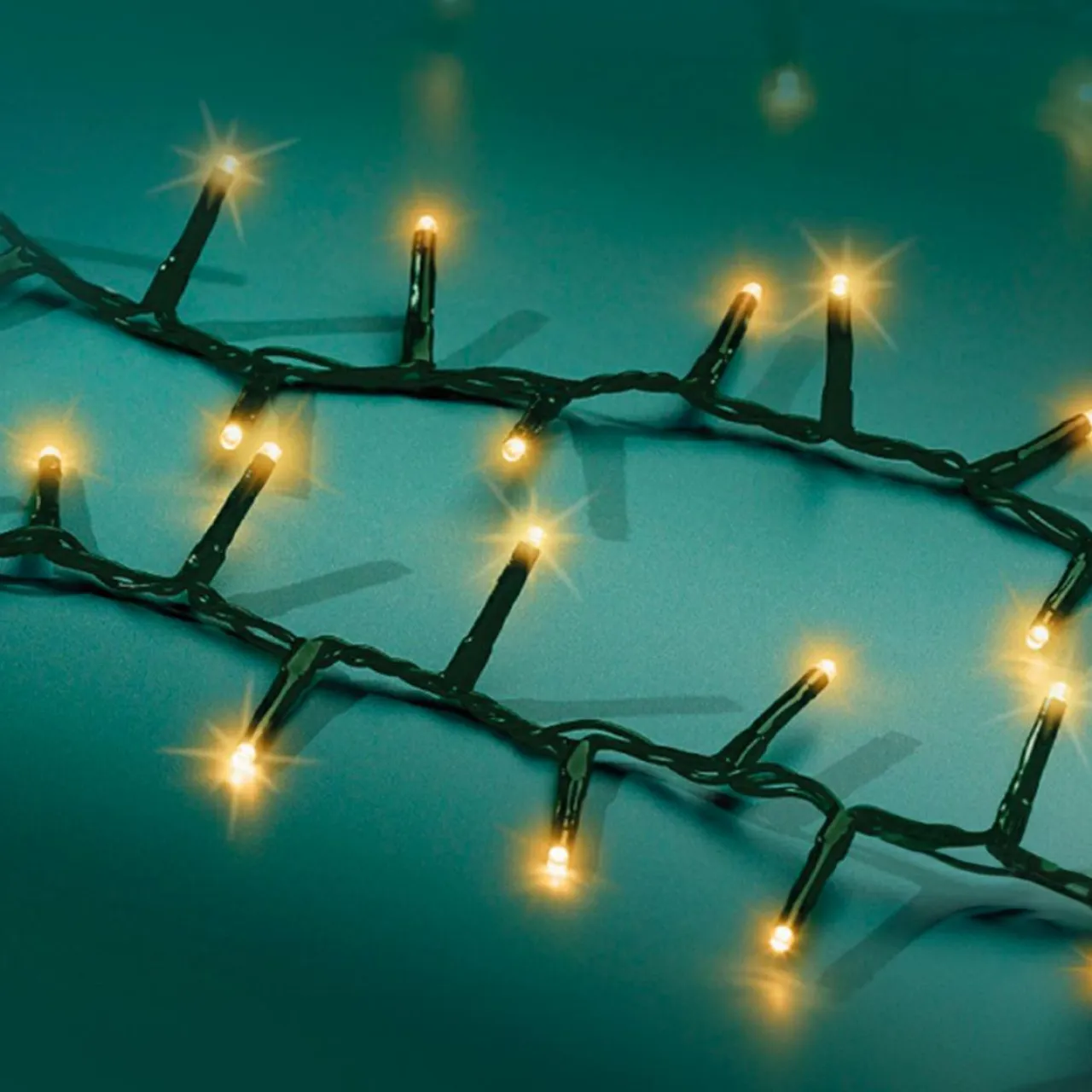 KAEMINGK Guirlande lumineuse 7,50 m 350 LED câble vert Luxe Blanc chaud Blanc Chaud - câble vert Sale