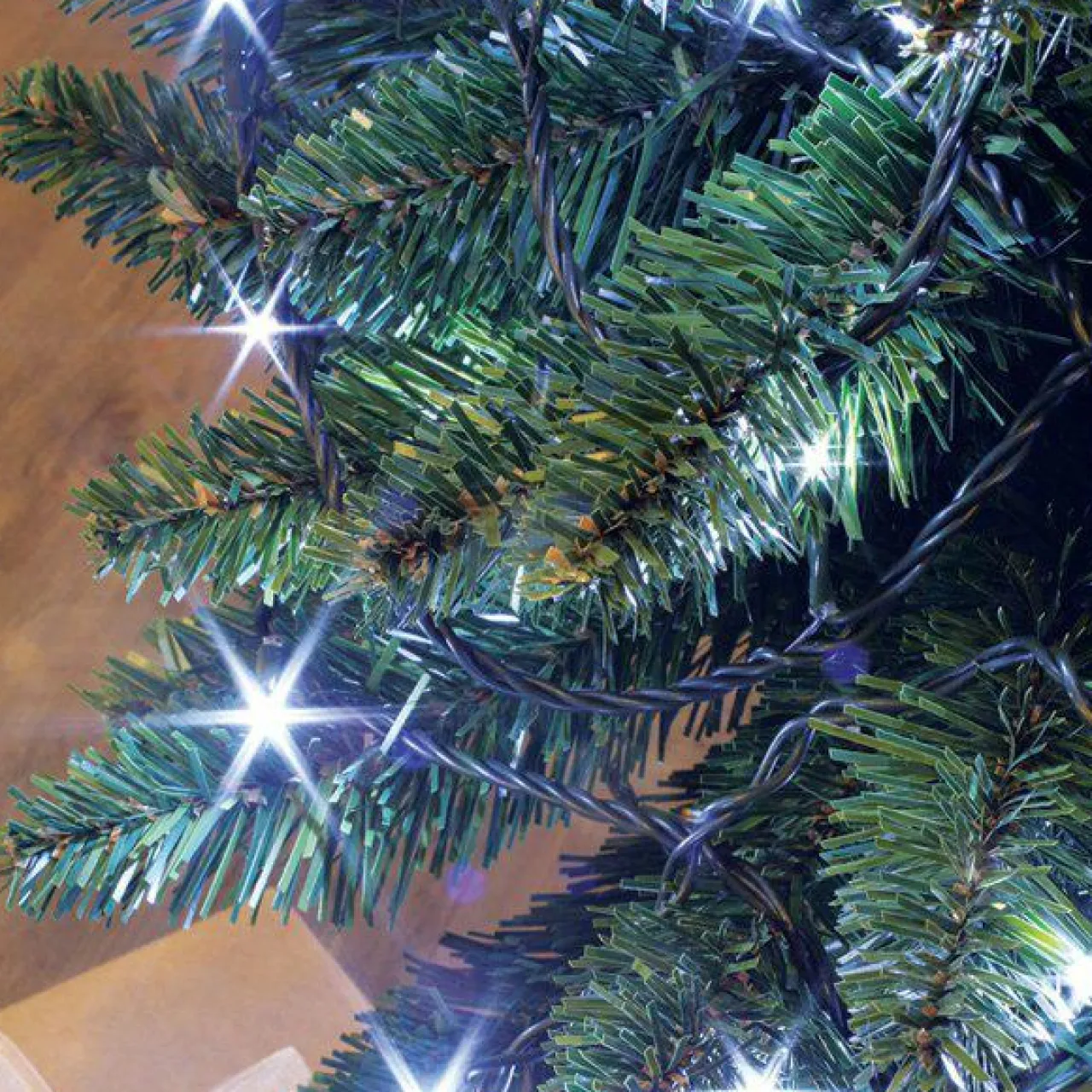 BLACHERE Guirlande lumineuse 8 m 128 LED câble vert Flashing light Blanc froid Blanc Froid - câble vert Sale