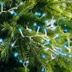 KAEMINGK Guirlande lumineuse 16 m 750 LED câble transparent Luxe Bicolore Blanc et bleu Bicolore Bleu / Blanc froid - câble transparent