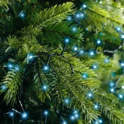 KAEMINGK Guirlande lumineuse 16 m 750 LED câble vert Luxe Bleu Bleu - câble vert
