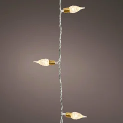 KAEMINGK Guirlande lumineuse 18 m 180 LED câble transparent Vintage Blanc chaud Blanc Chaud - câble transparent Discount