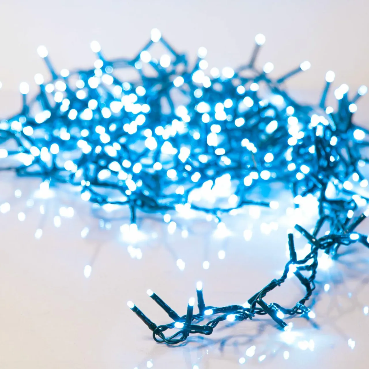 KAEMINGK Guirlande lumineuse 22,5 m 1000 LED câble vert Luxe Bleu Bleu - câble vert Hot