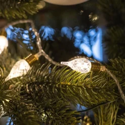KAEMINGK Guirlande lumineuse 12 m 120 LED câble transparent Vintage Blanc chaud Blanc Chaud - câble transparent Online