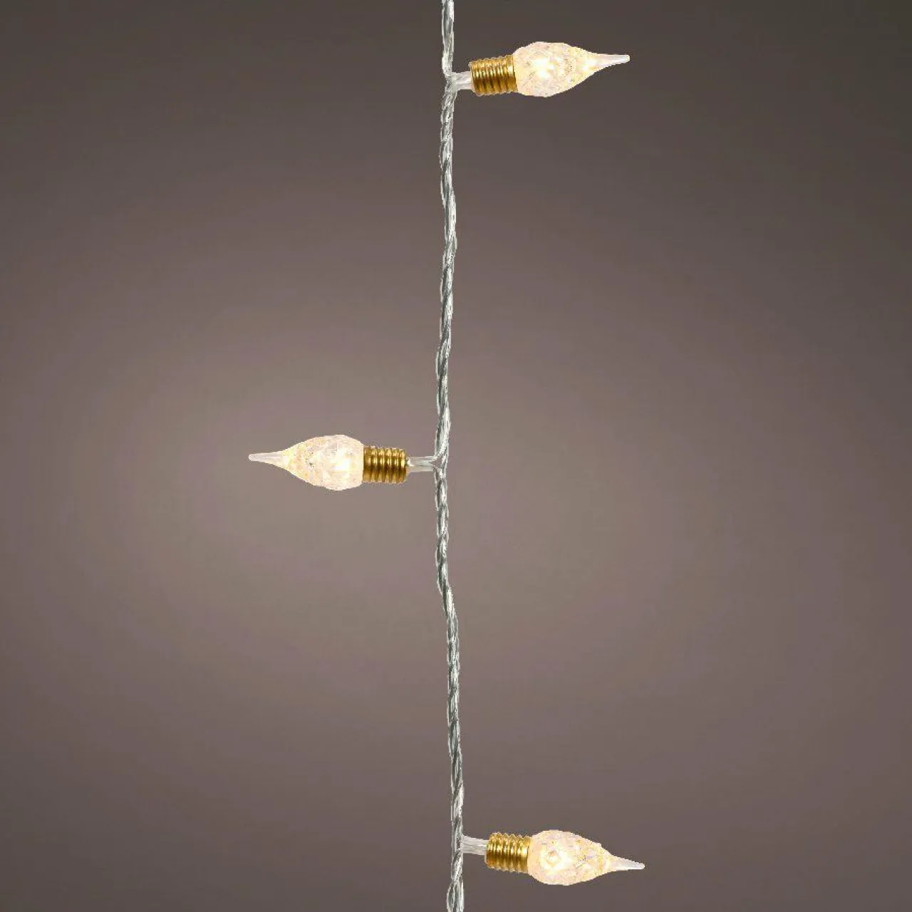 KAEMINGK Guirlande lumineuse 12 m 120 LED câble transparent Vintage Blanc chaud Blanc Chaud - câble transparent Online
