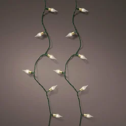 KAEMINGK Guirlande lumineuse 18 m 180 LED câble vert Vintage Blanc chaud Blanc Chaud - câble vert New