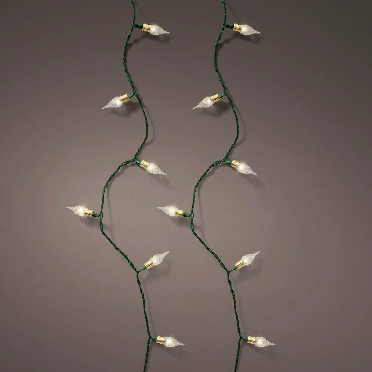 KAEMINGK Guirlande lumineuse 18 m 180 LED câble vert Vintage Blanc chaud Blanc Chaud - câble vert New