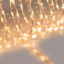 KOOPMAN Guirlande lumineuse 24 m 800 Micro LED câble transparent Extra Blanc chaud Online