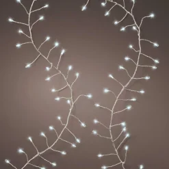 KAEMINGK Guirlande lumineuse 12 m 960 Micro LED câble argent Luxe Blanc froid Blanc Froid - câble argent Sale