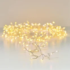 KAEMINGK Guirlande lumineuse 6 m 480 Micro LED câble argent Luxe Blanc chaud Blanc Chaud - câble argent Outlet