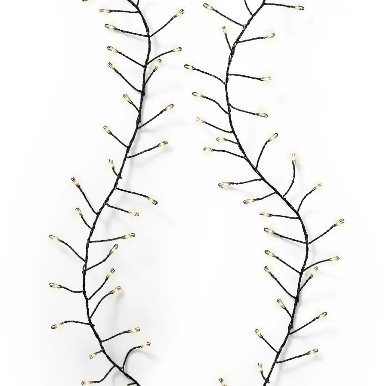 KAEMINGK Guirlande lumineuse 6 m 480 Micro LED câble noir Luxe Blanc chaud Blanc Chaud - câble noir