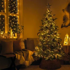 KAEMINGK Guirlande lumineuse 6 m 480 Micro LED câble noir Luxe Blanc chaud Blanc Chaud - câble noir