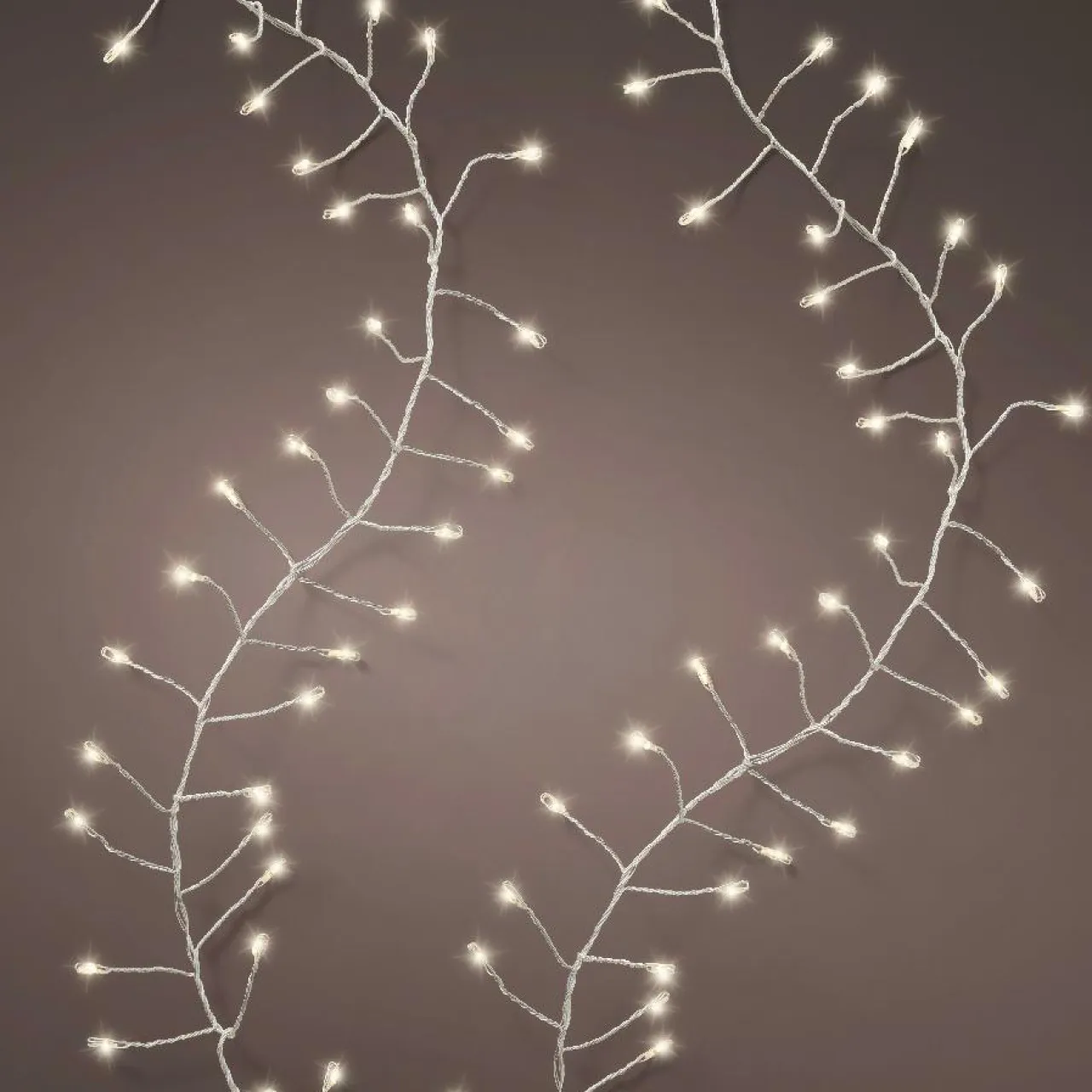 KAEMINGK Guirlande lumineuse 12 m 960 Micro LED câble argent Luxe Blanc chaud Blanc Chaud - câble argent