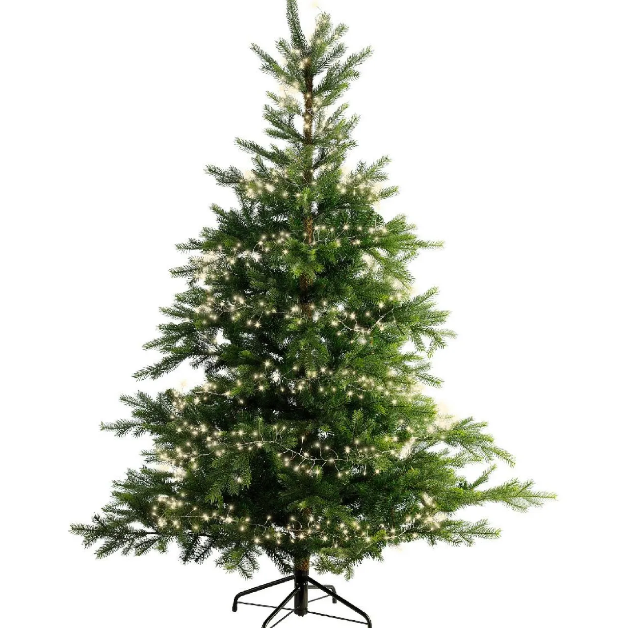 KAEMINGK Guirlande lumineuse 12 m 960 Micro LED câble argent Luxe Blanc chaud Blanc Chaud - câble argent