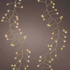 KAEMINGK Guirlande lumineuse 12 m 960 Micro LED câble or Luxe bicolore Blanc chaud et froid Bicolore Blanc chaud / Blanc froid - Câble Or Discount