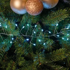 KAEMINGK Guirlande lumineuse 6 m 480 Micro LED câble argent Luxe Blanc froid Blanc Froid - câble argent Hot
