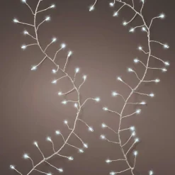 KAEMINGK Guirlande lumineuse 6 m 480 Micro LED câble argent Luxe Blanc froid Blanc Froid - câble argent Hot