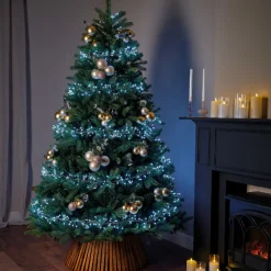 KAEMINGK Guirlande lumineuse 6 m 480 Micro LED câble argent Luxe Blanc froid Blanc Froid - câble argent Hot