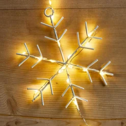 KAEMINGK Guirlande lumineuse 2,25 m 160 micro LED Cristaux de neige Blanc chaud New