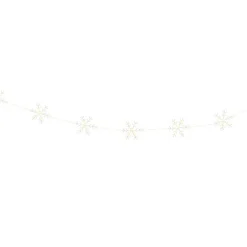 KAEMINGK Guirlande lumineuse 2,25 m 160 micro LED Cristaux de neige Blanc chaud New