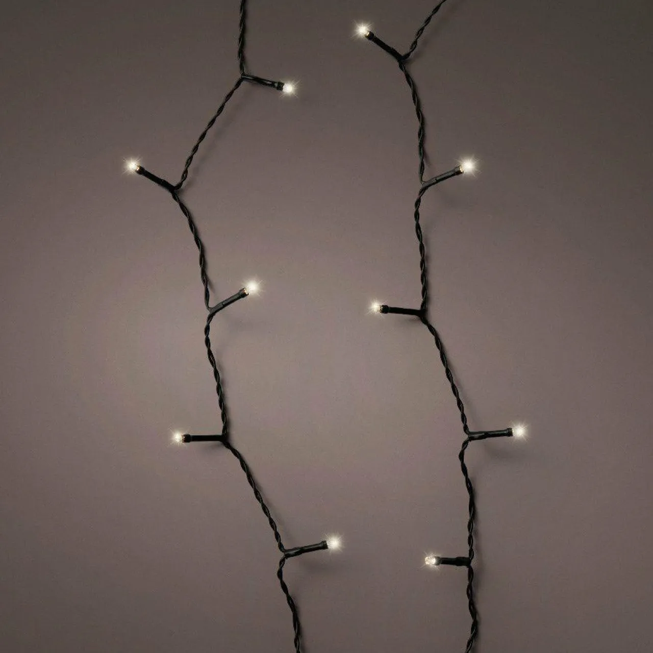 KAEMINGK Guirlande lumineuse à piles 27,50 m 368 LED câble noir Durawise Blanc chaud Blanc Chaud - câble noir Outlet
