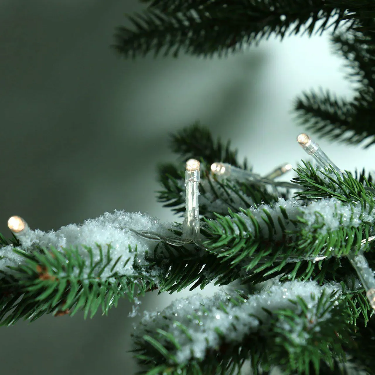 KAEMINGK Guirlande lumineuse à piles 7,10 m 96 LED câble transparent Durawise Blanc chaud Blanc Chaud - câble transparent Best