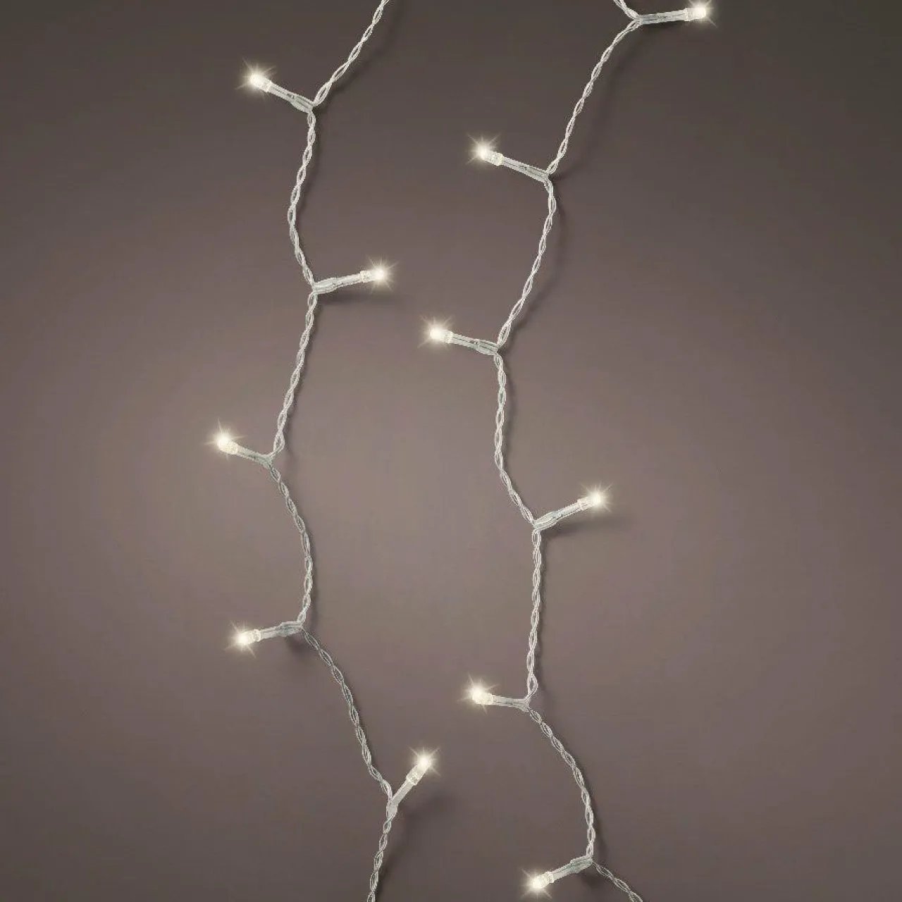 KAEMINGK Guirlande lumineuse à piles 7,10 m 96 LED câble transparent Durawise Blanc chaud Blanc Chaud - câble transparent Best