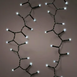 KAEMINGK Guirlande lumineuse à piles 4,70 m 192 LED câble noir Durawise Blanc froid Blanc Froid - câble noir Online