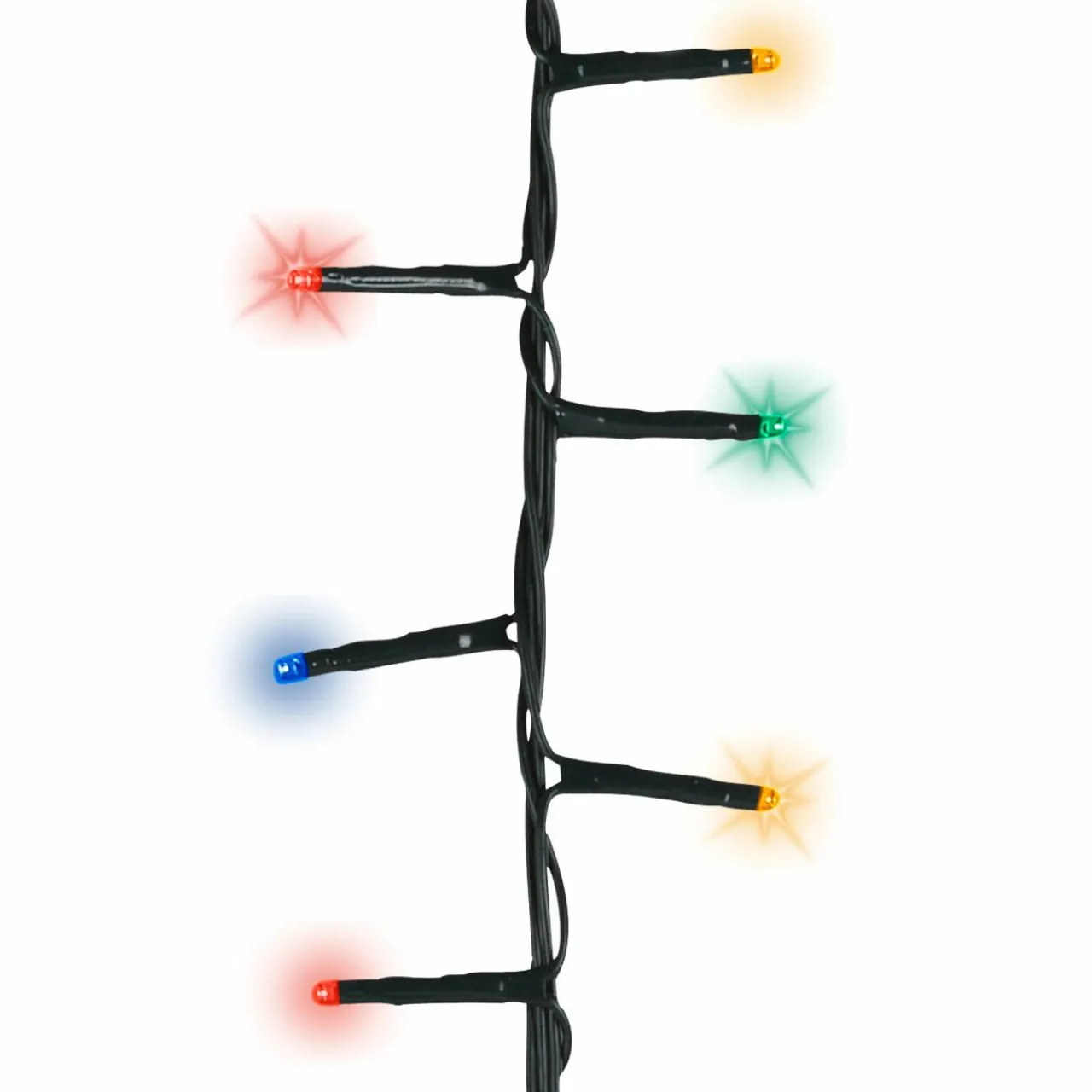 KAEMINGK Guirlande lumineuse raccordable 11 m 500 LED câble vert Compact Multicolore