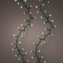 KAEMINGK Guirlande lumineuse raccordable 11 m 500 LED câble vert Compact Blanc froid New